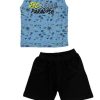 Χωρίς τίτλο(46) Σετ βερμούδα “Paradise” γαλάζιο JOYCE