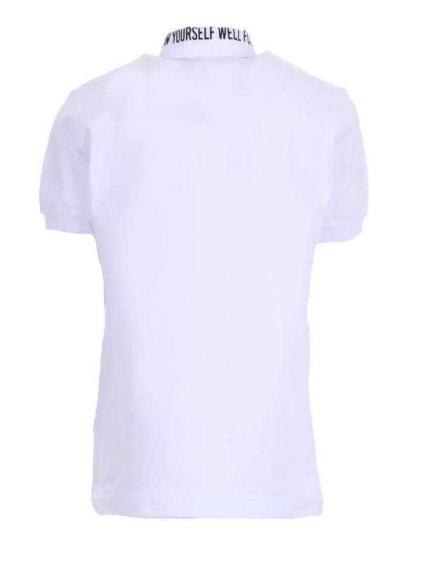 Polo Hashtag 228717 άσπρη