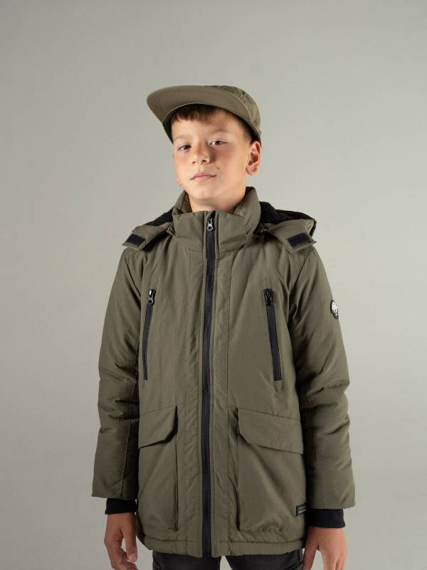 3735 1 Μπουφάν Hashtag 243735 χακί