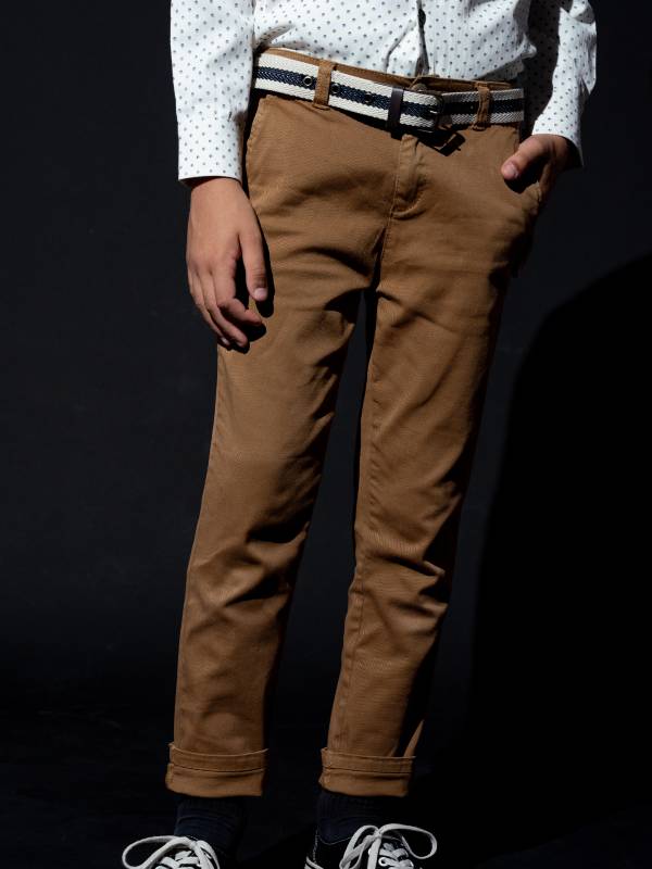 Παντελόνι Hashtag 243741 καφέ