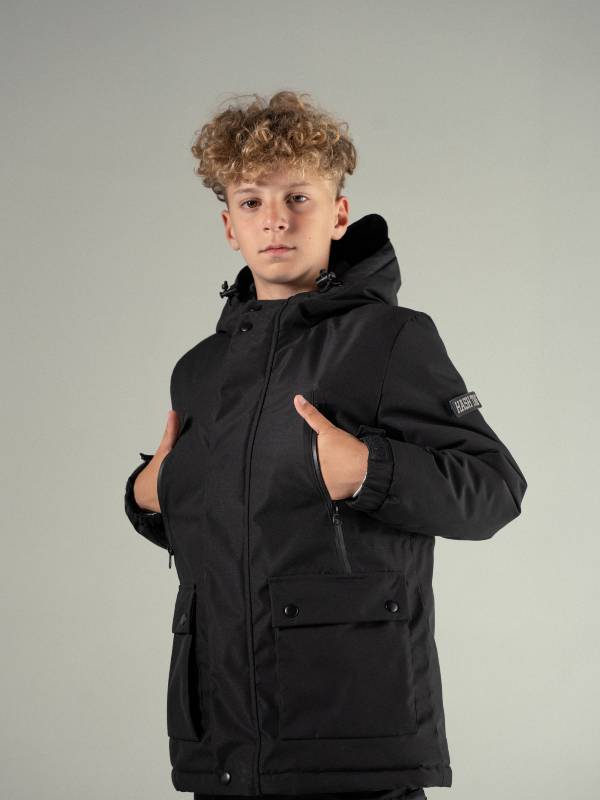 3747 1 Μπουφάν Hashtag 243747 μαύρο