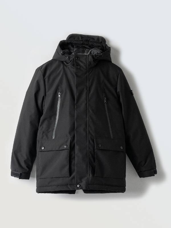 3747 3 Μπουφάν Hashtag 243747 μαύρο