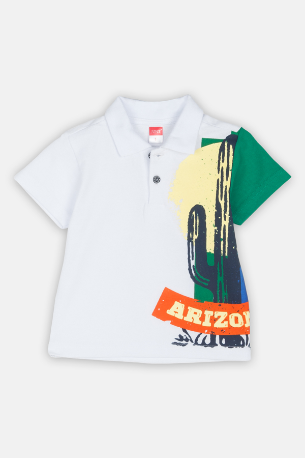 2512501_01 Μπλούζα polo Joyce 2512501 άσπρη