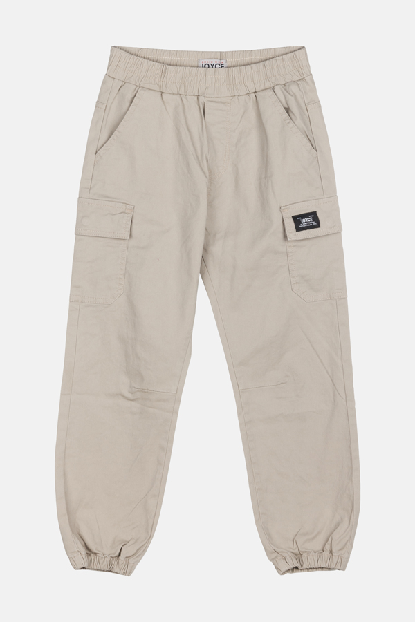 2542410_BEIGE Παντελόνι cargo Joyce 2544410 μπεζ