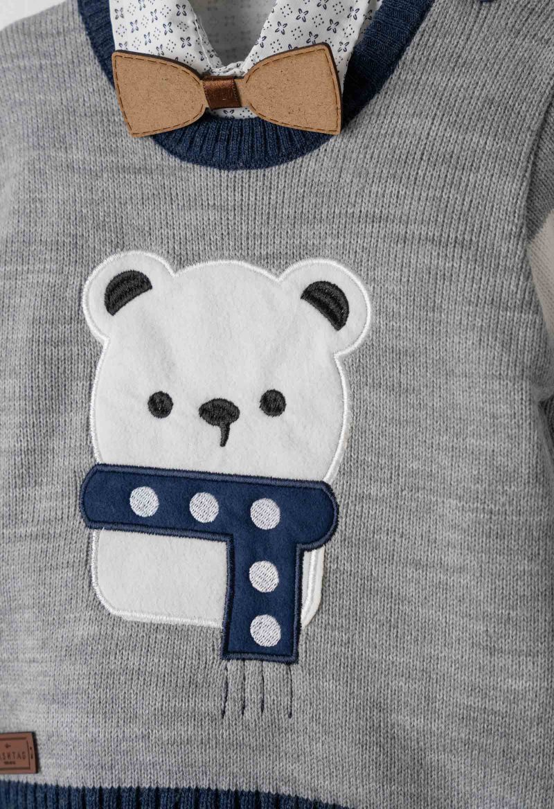 3601.1 Σετ 3τεμ Hashtag 243601 γκρι