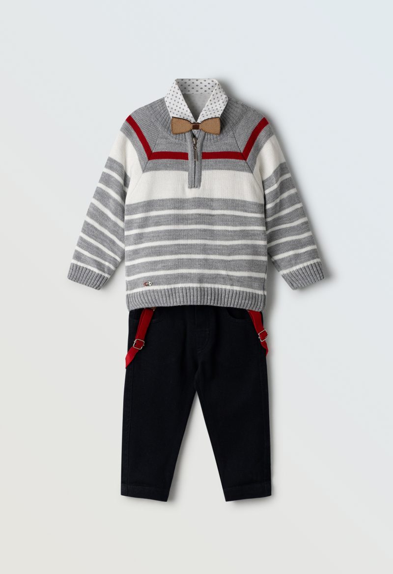 3604 Σετ 3τεμ Hashtag 243604 γκρι