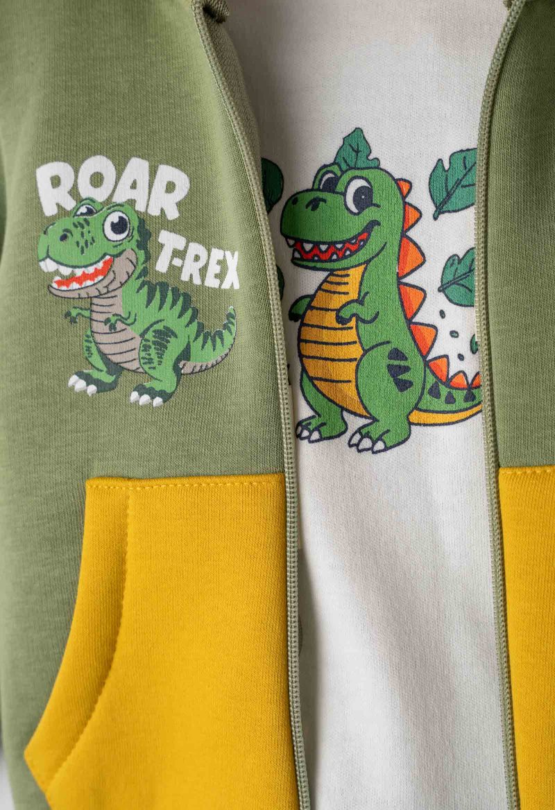 5603.1 Σετ 3τεμ Hashtag 255603 χακί