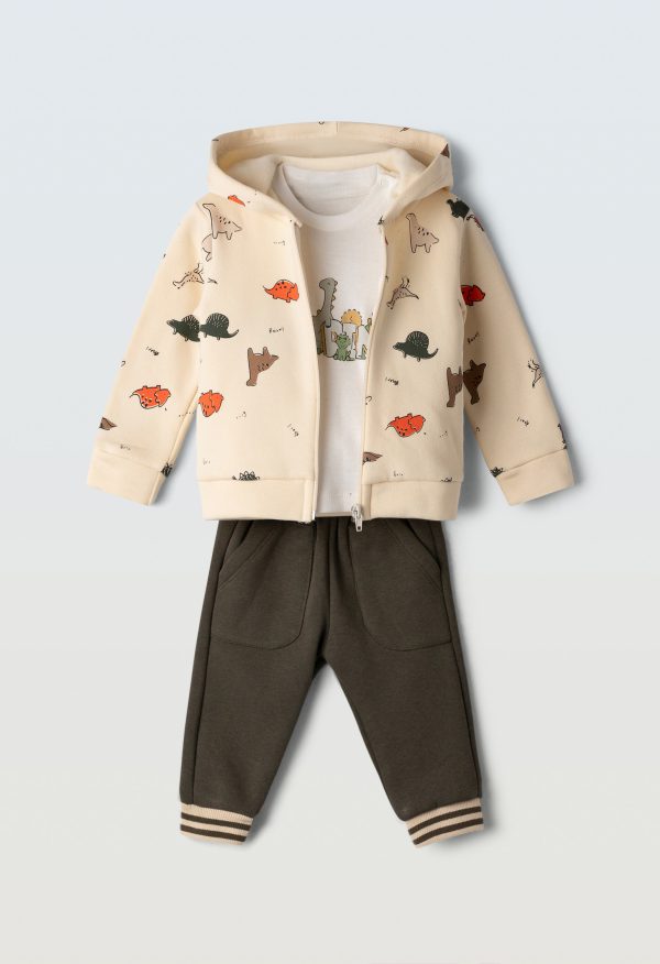 5605 Σετ 3τεμ Hashtag 255605 μπεζ