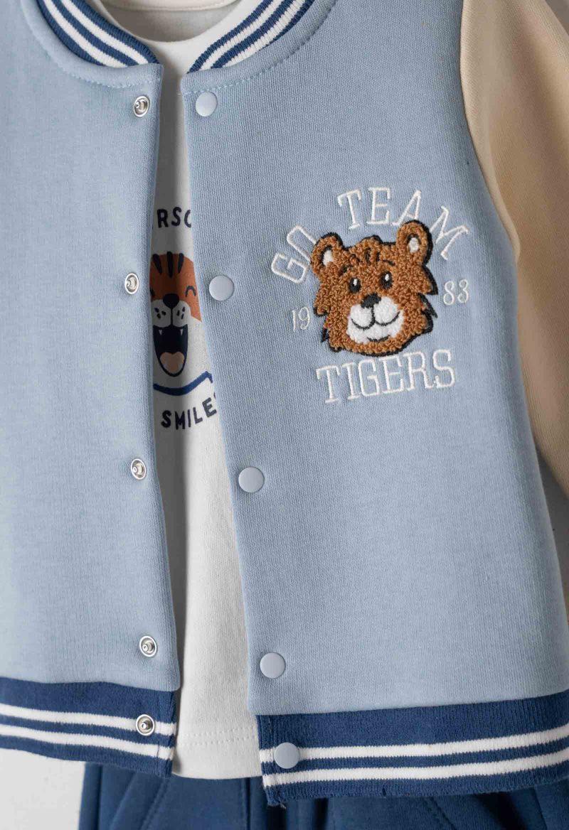 5607.1 Σετ 3τεμ Hashtag 255607 γαλάζιο