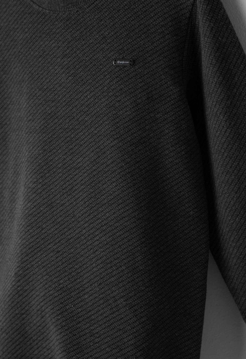 Μπλούζα Hashtag 243724 ανθρακί