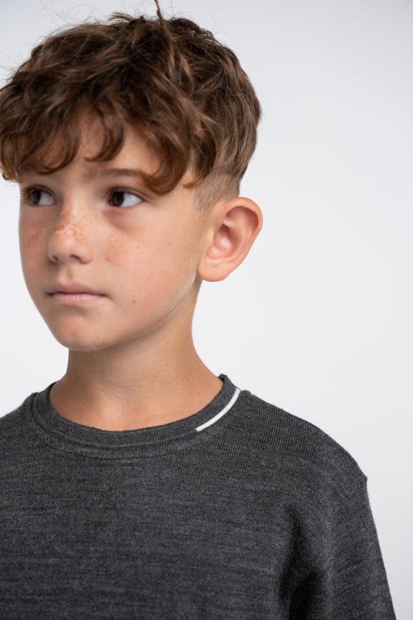 3725.3 Μπλούζα Hashtag 243725 ανθρακί