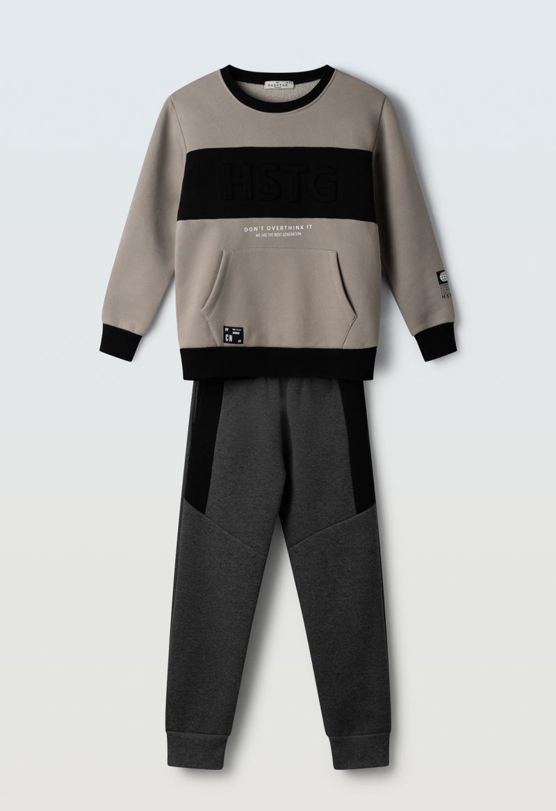 Σετ φόρμα Hashtag 243757 γκρι