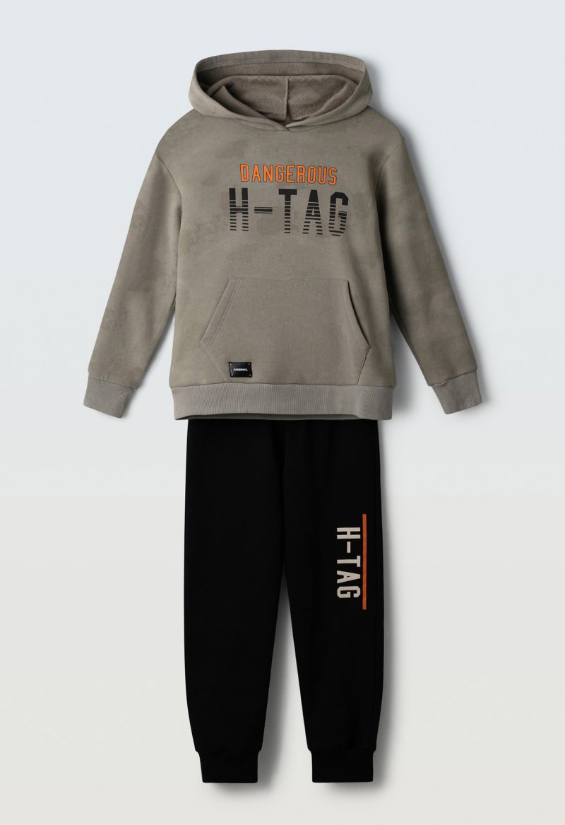 Σετ φόρμα Hashtag 243758 χακί