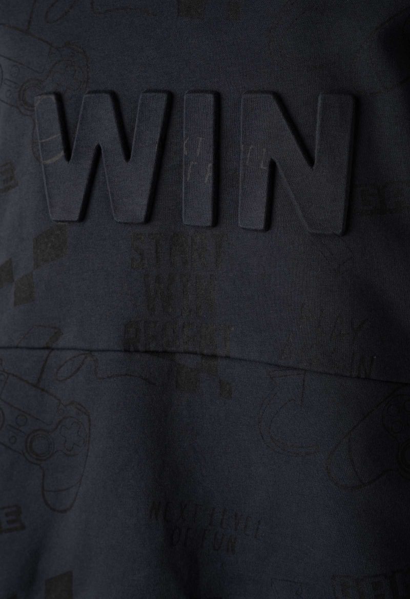 3759.1 Σετ φόρμα Hashtag 243759 ανθρακί