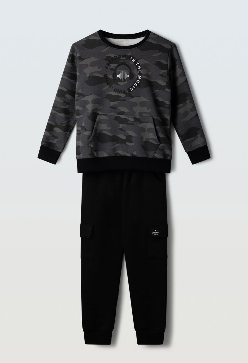 Σετ φόρμα Hashtag 243762 ανθρακί