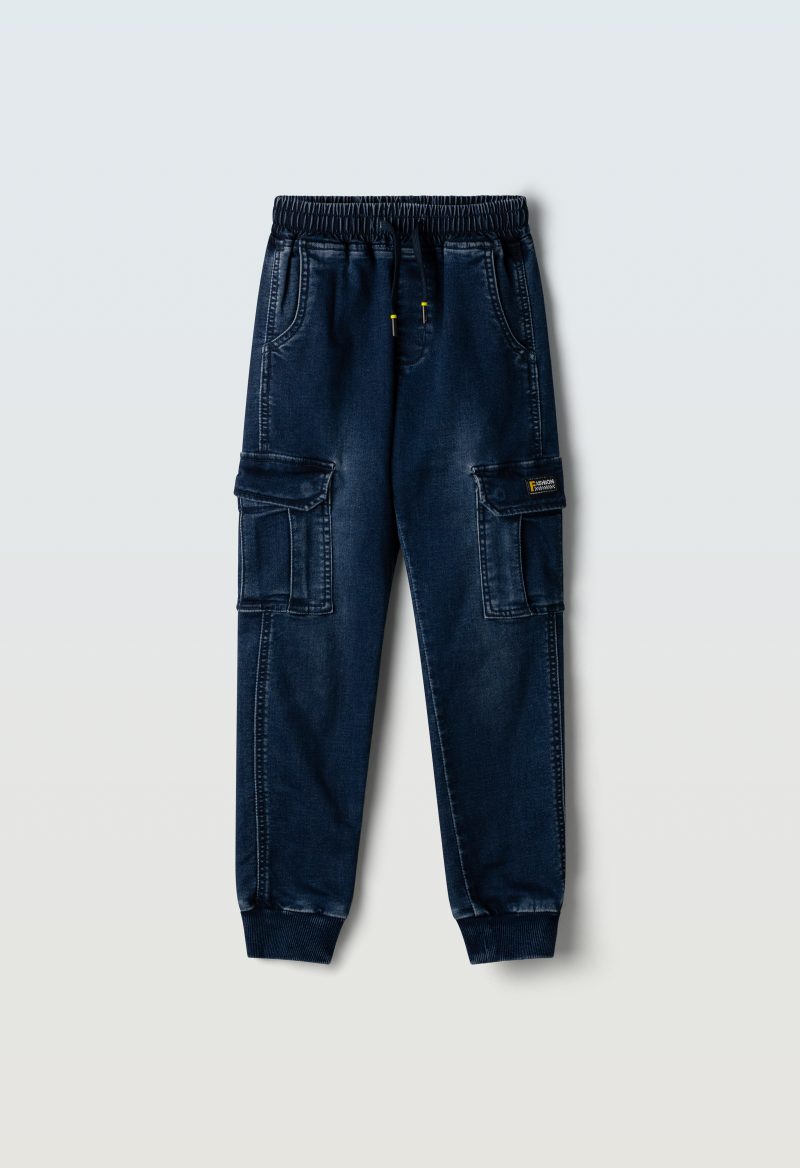 3763 Παντελόνι cargo Hashtag 243763 τζιν