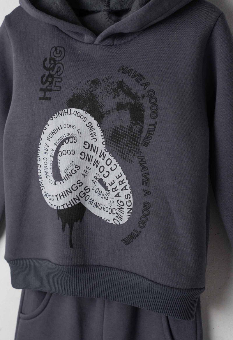 Σετ φόρμα Hashtag 243834 ανθρακί