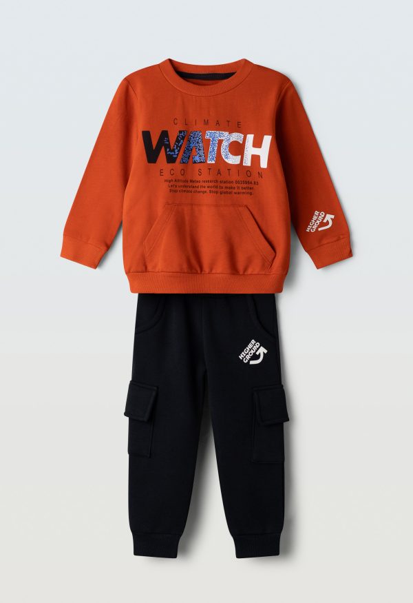 3847.1 Σετ φόρμα Hashtag 243847 πορτοκαλί