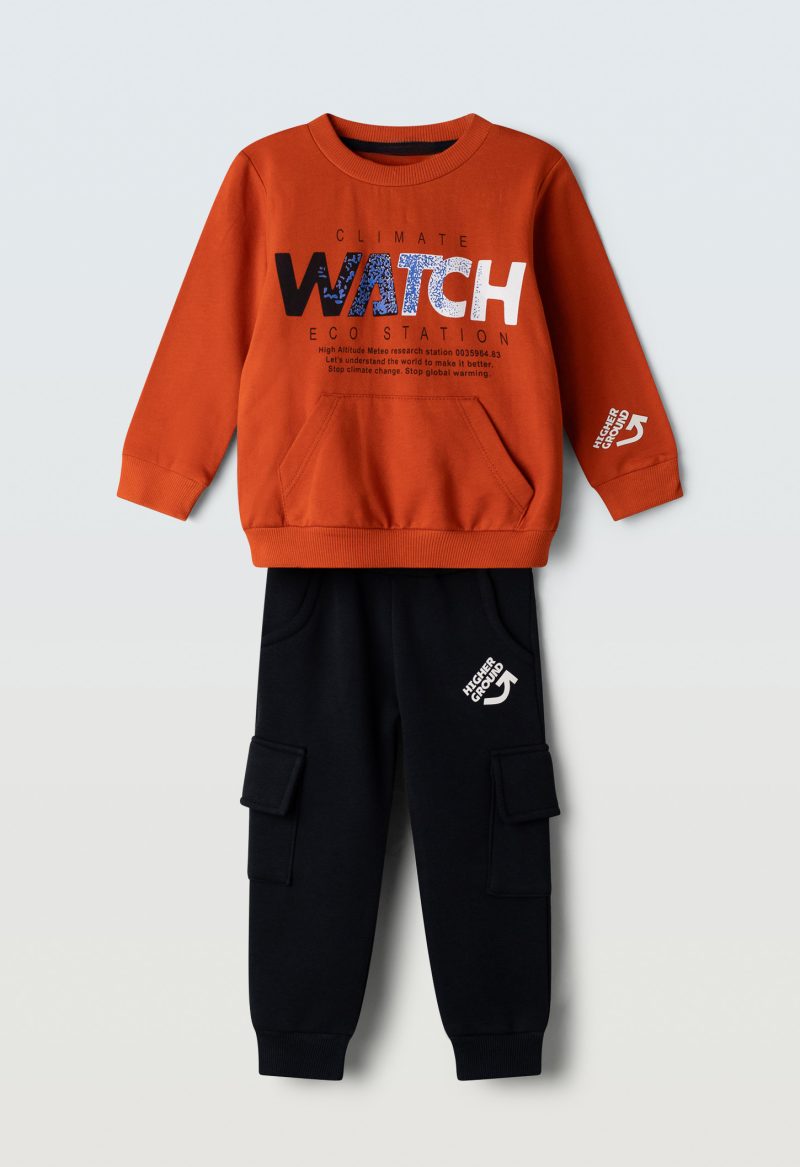 Σετ φόρμα Hashtag 243847 πορτοκαλί