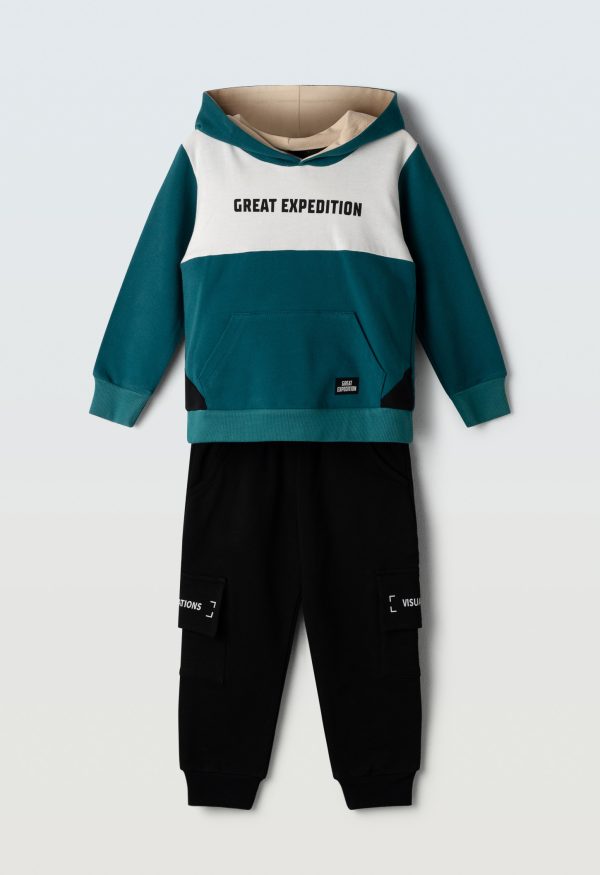 Σετ φόρμα Hashtag 243849 πετρόλ