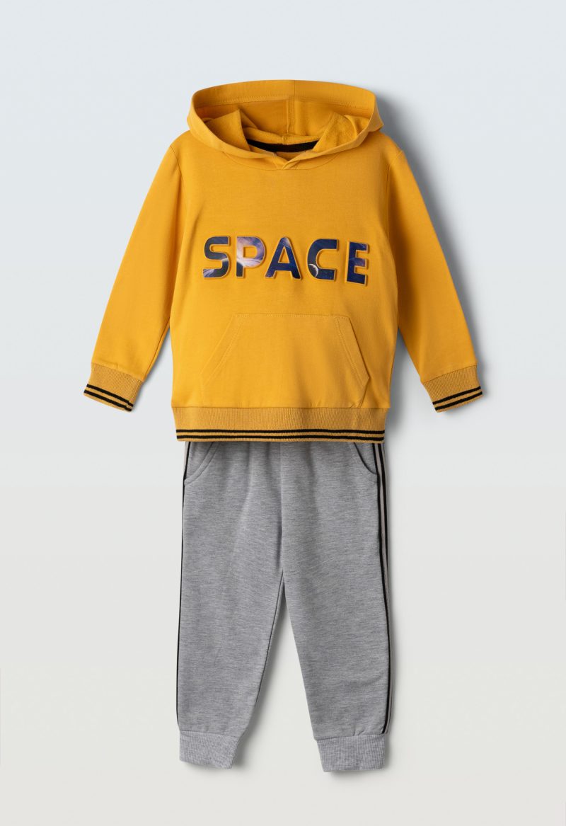 Σετ φόρμα Hashtag 243850 μουσταρδί