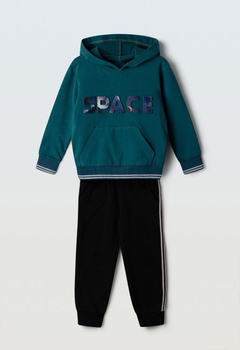 Σετ φόρμα Hashtag 243850 πετρόλ