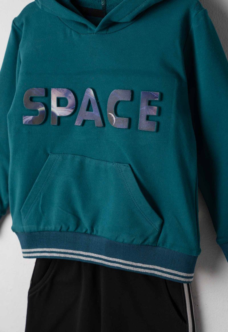 Σετ φόρμα Hashtag 243850 πετρόλ