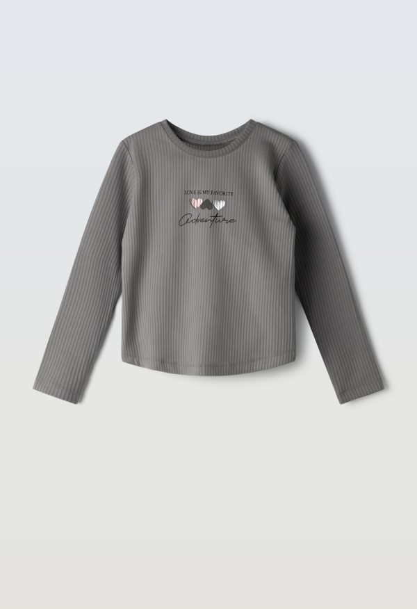 5014 Μπλούζα ριπ Ebita 255014 γκρι