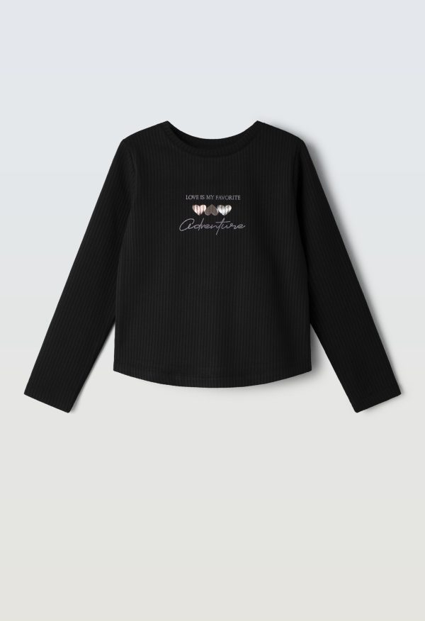 Μπλούζα ριπ Ebita 255014 μαύρο