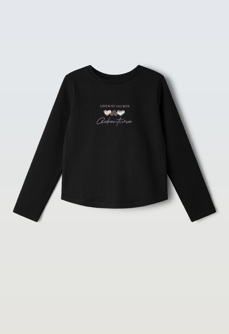 Μπλούζα ριπ Ebita 255014 μαύρο