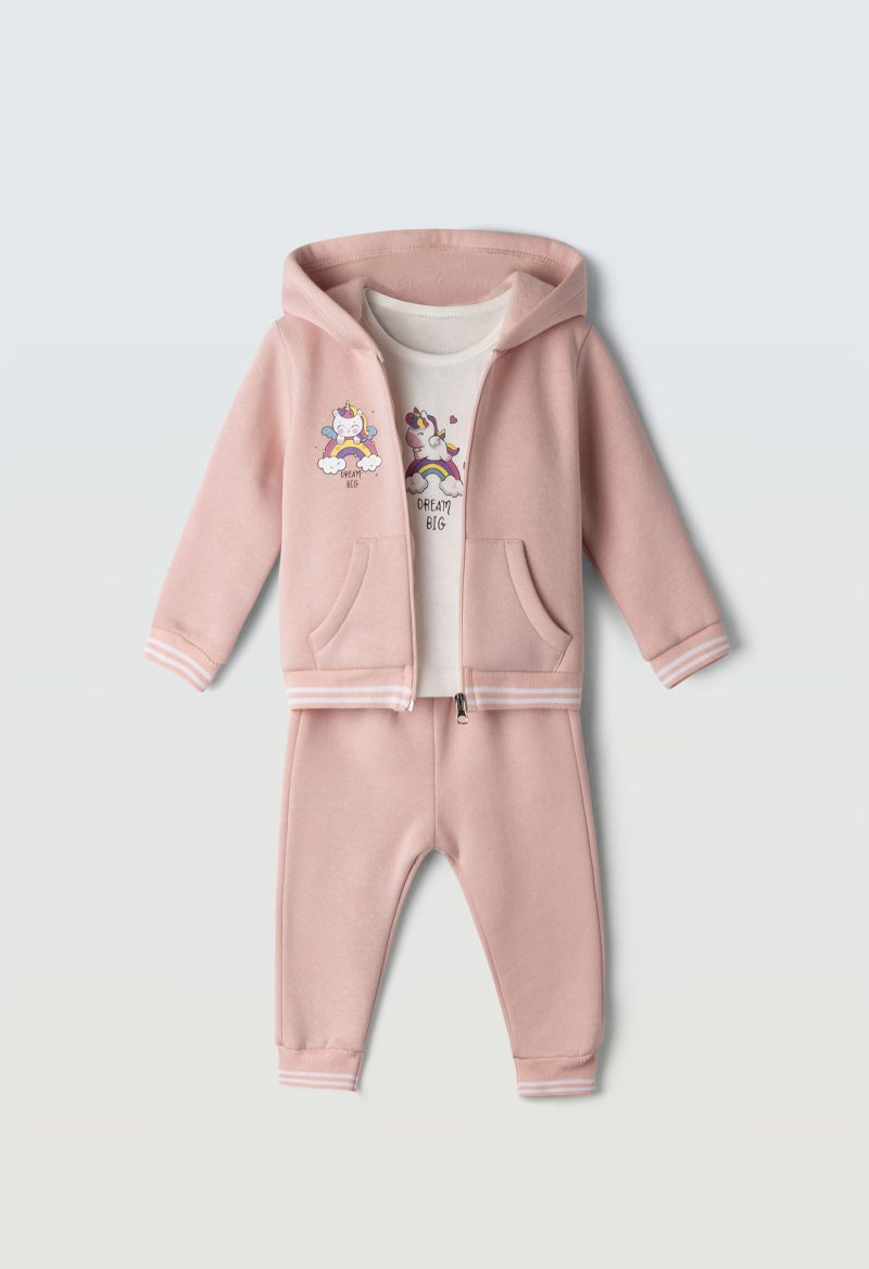 Σετ 3τεμ  255504 Ebita ροζ