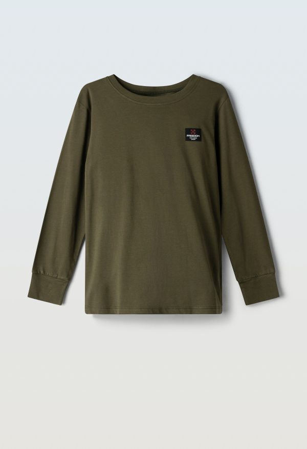 5710 Μπλούζα Hashtag 255710 χακί