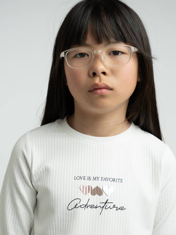 Μπλούζα ριπ Ebita 255014 άσπρο