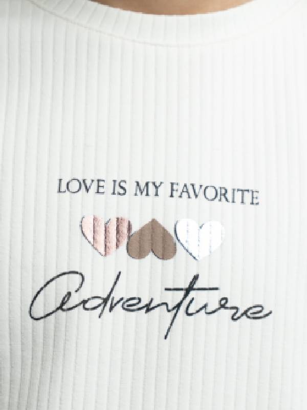 Μπλούζα ριπ Ebita 255014 άσπρο