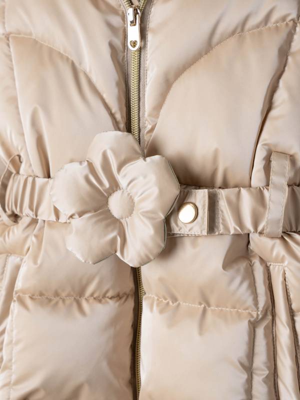 Μπουφάν EBITA 255203 μπεζ-χρυσό