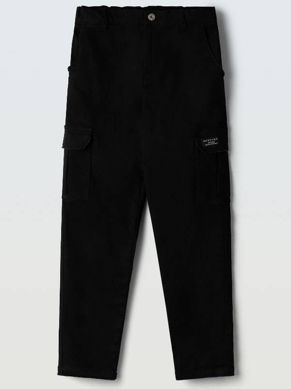 Παντελόνι cargo Hashtag 255744 μαύρο