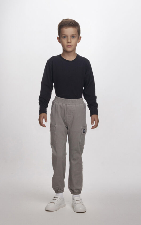 Παντελόνι cargo Joyce 2494301 γκρι