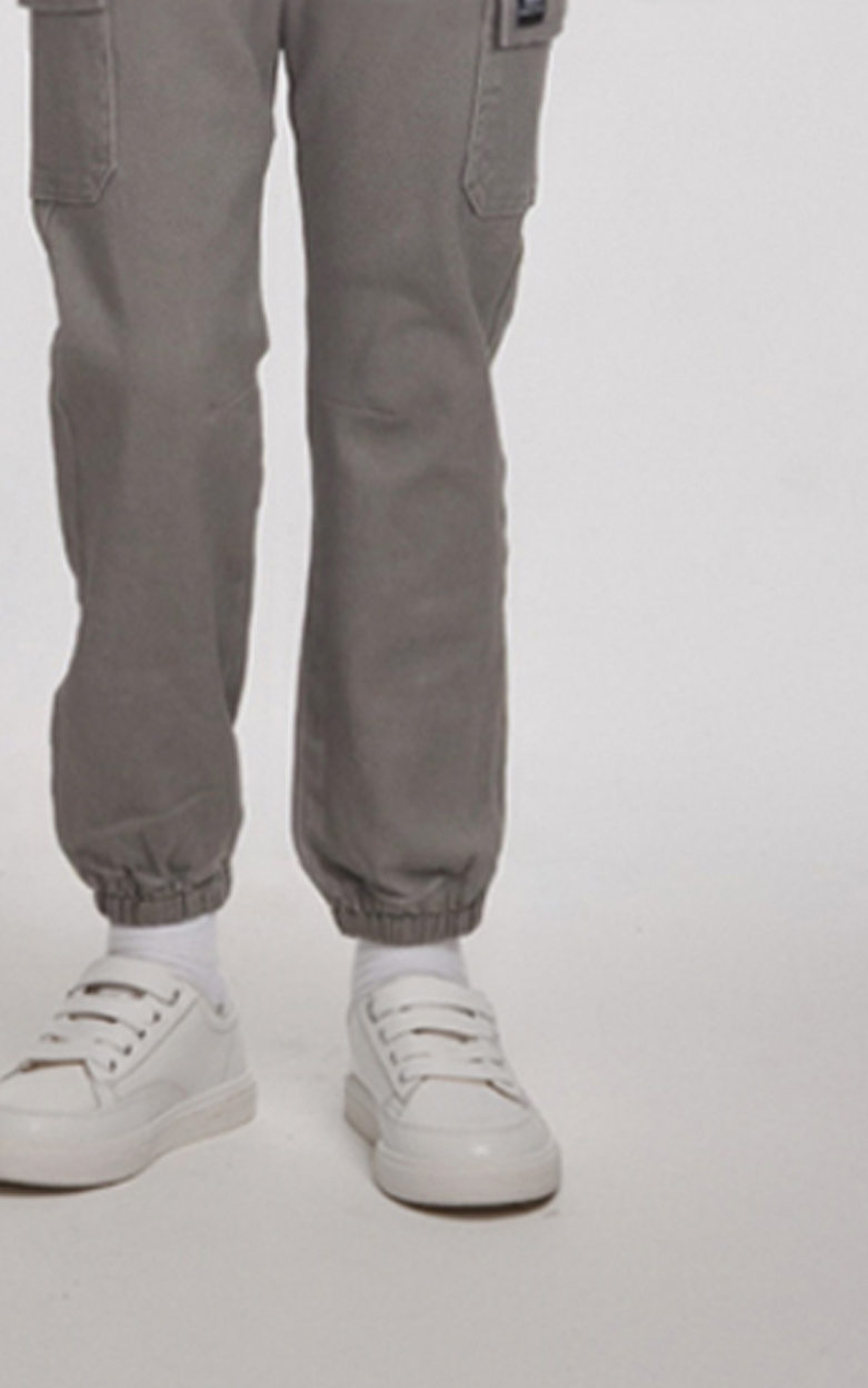 Παντελόνι cargo Joyce 2496301 γκρι