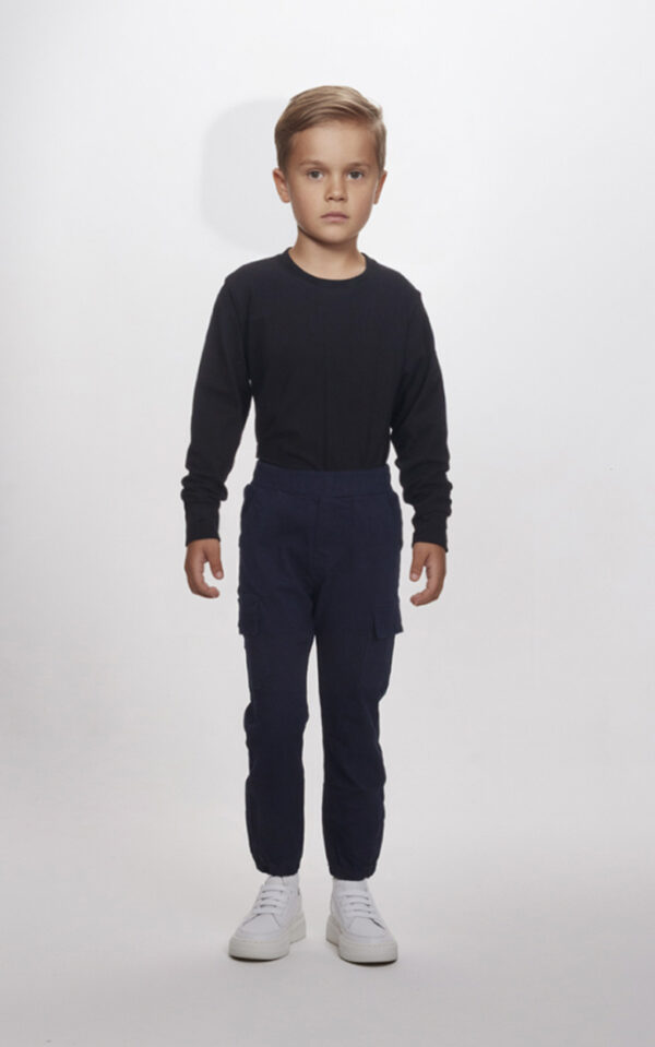 Παντελόνι cargo Joyce 2496301 μαύρο