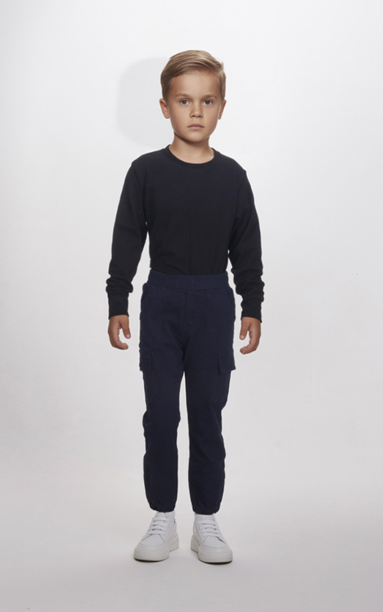 Παντελόνι cargo Joyce 2496301 μαύρο