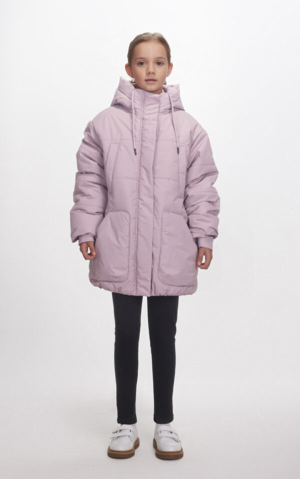 Μπουφάν  Joyce 2595201 λιλά