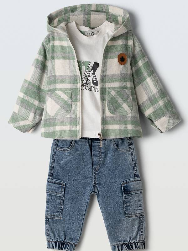 Σετ 3τεμ Hashtag 255616 φυστικί