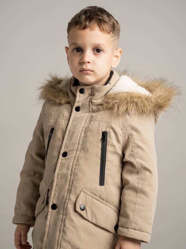 Μπουφάν Hashtag 255821 μπεζ